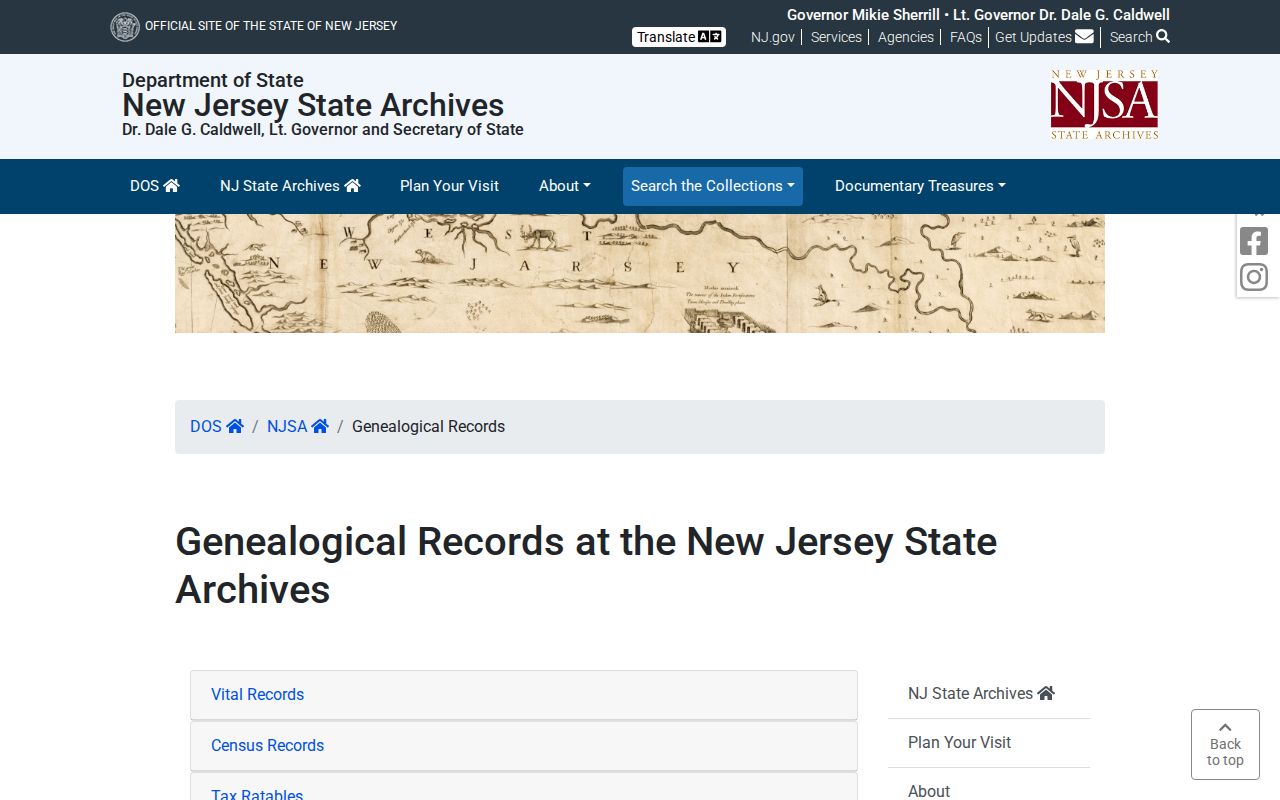 Kearny city directory research at New Jersey State Archives collections